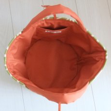 画像4: Sac de panier サックドパニエ（カゴ型バック）Diamant（ダイヤ）イエローグリーンＭ (4)